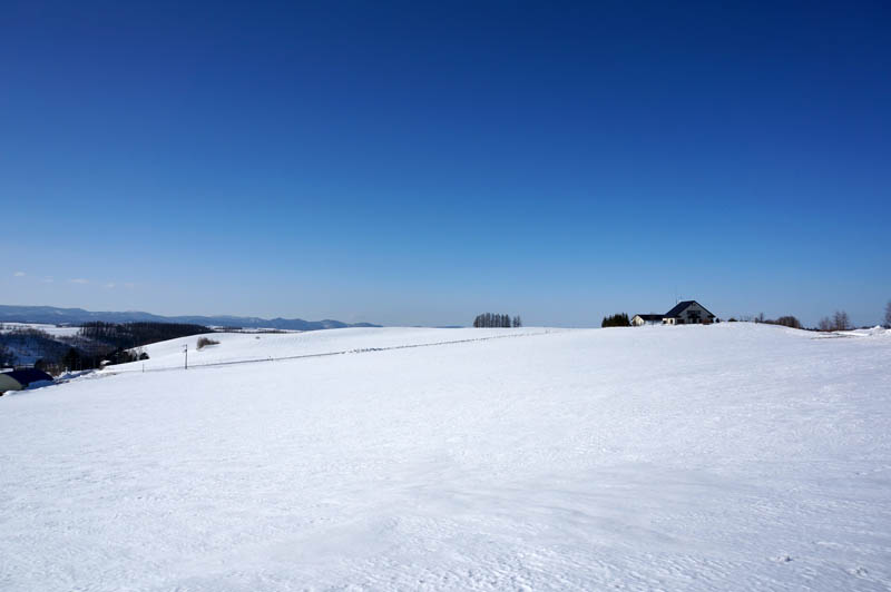 雪の三愛の丘