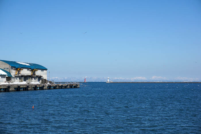 冬の小樽埠頭