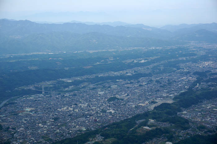 武甲山からの秩父の眺め