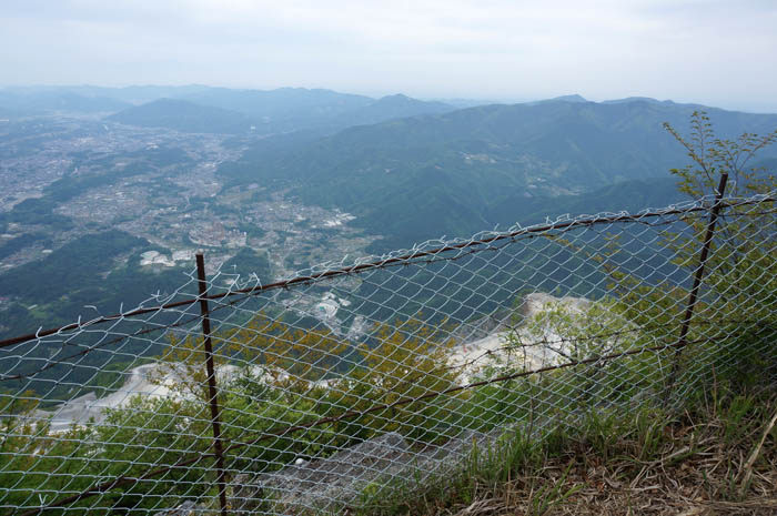武甲山からの秩父の眺め