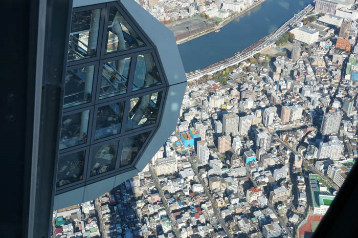 東京スカイツリー天望回廊からの眺め
