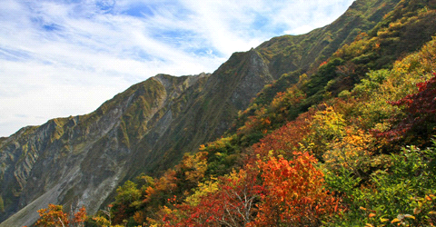 紅葉の大山