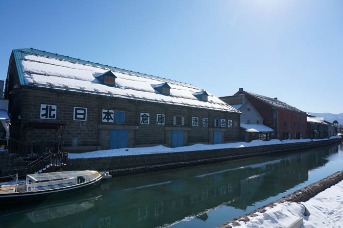 冬の小樽運河クルーズ