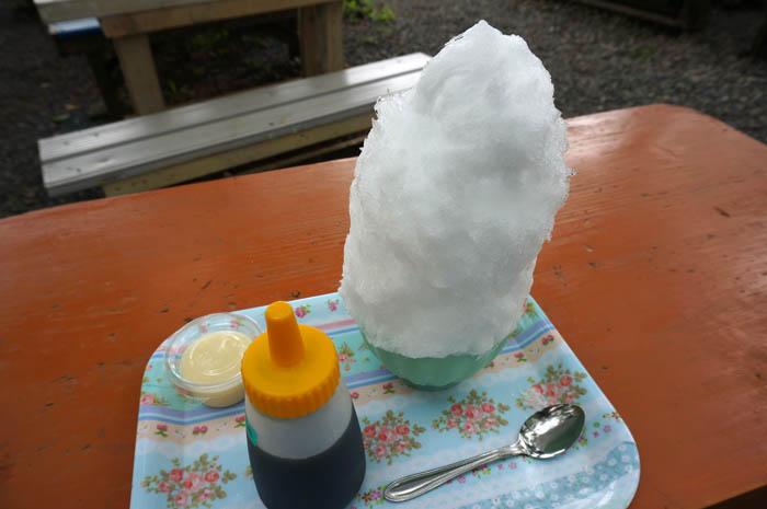 城山茶屋のかき氷