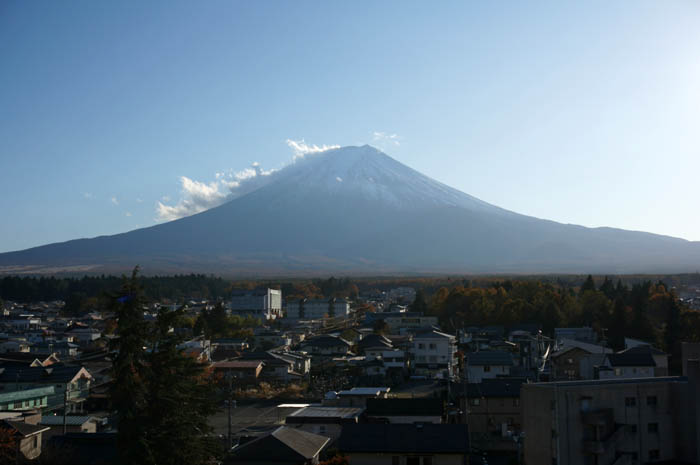 富士山展望デッキからの富士山