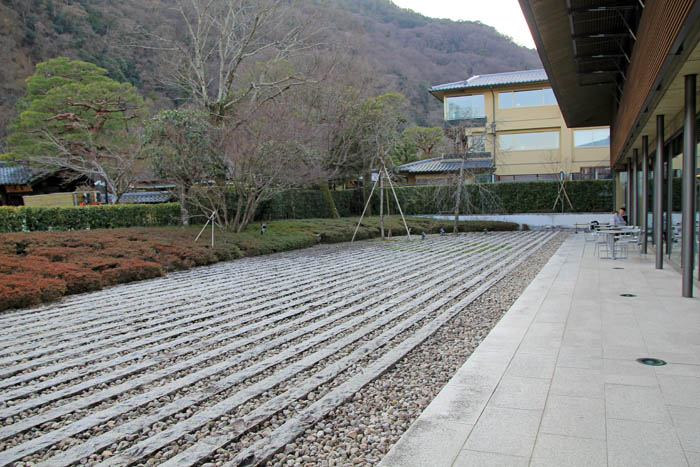 嵯峨嵐山文華館の庭