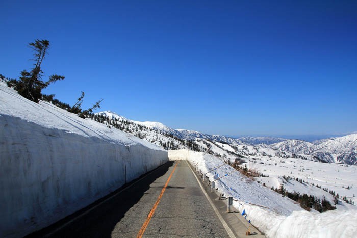 雪の立山高原道路