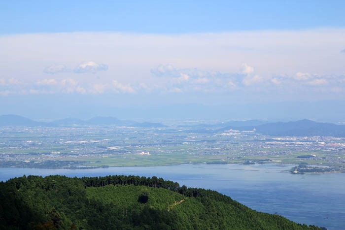 比叡山峰道レストランからの眺め
