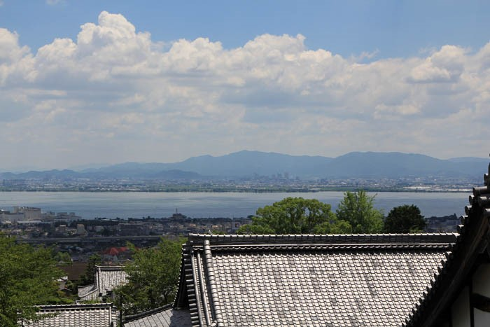 西教寺と琵琶湖