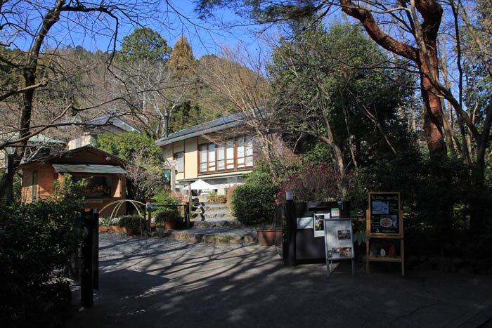 小倉山のカフェ