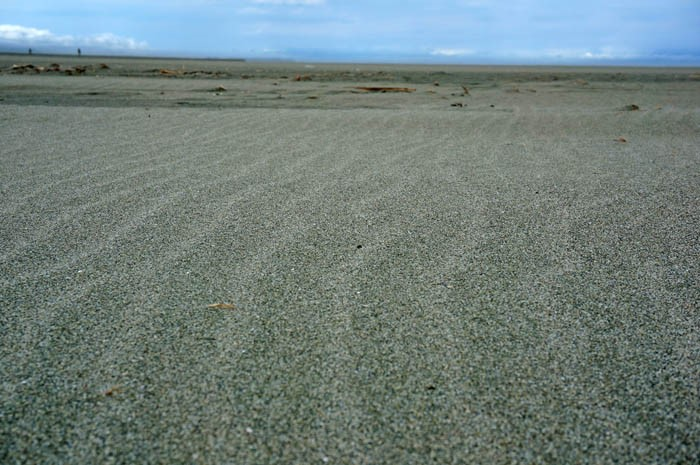 小松海岸の砂