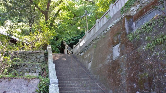 徳島諏訪神社迂回階段