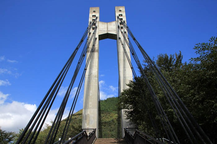 銅親水公園銅橋