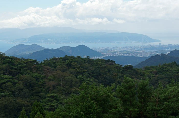 天上寺からの明石海峡