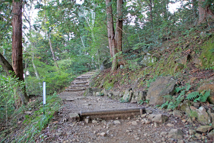 立雲峡登山道