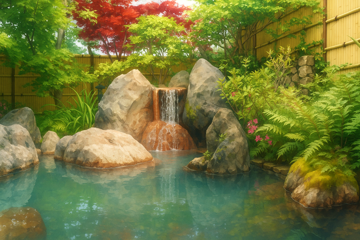 堀田温泉露天風呂