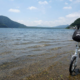 河口湖西湖サイクリング